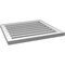 Ekena Millwork Vertical Surface Mount PVC Gable Vent: Functional, w/ 2"W x 1-1/2"P Brickmould Frame, 24"W x 22"H GVPVE24X2202SF - alternate 4